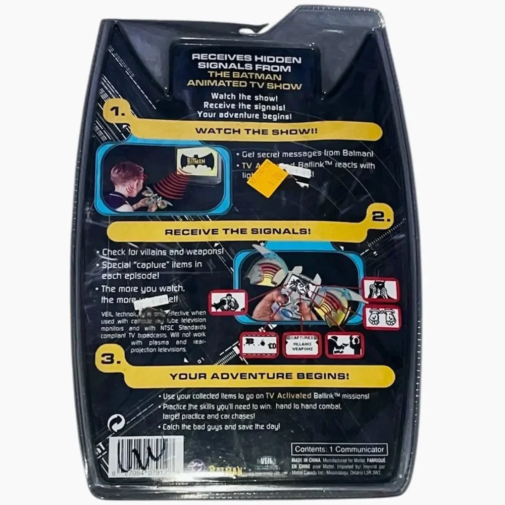 Batman Signal Receiver with Black and Yellow Design